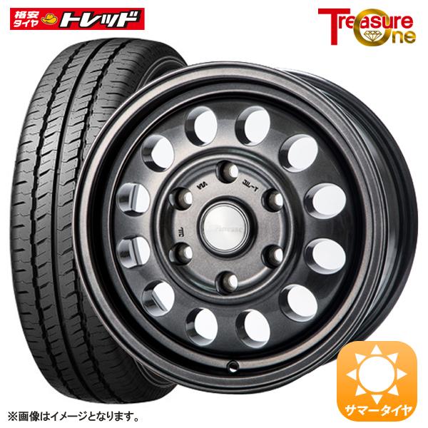 【送料無料】K.Finesse D12【15インチ 6J +33 6H PCD139.7】ネクセン ROADIAN CT8【195/80R15 107/105L】夏タイヤ アルミ4本セット価格 組み込み済